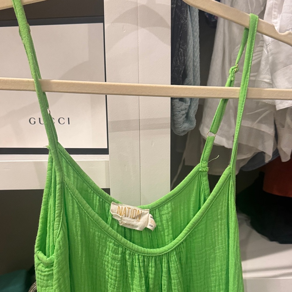 Nation LTD Lime Green Maxi Dress